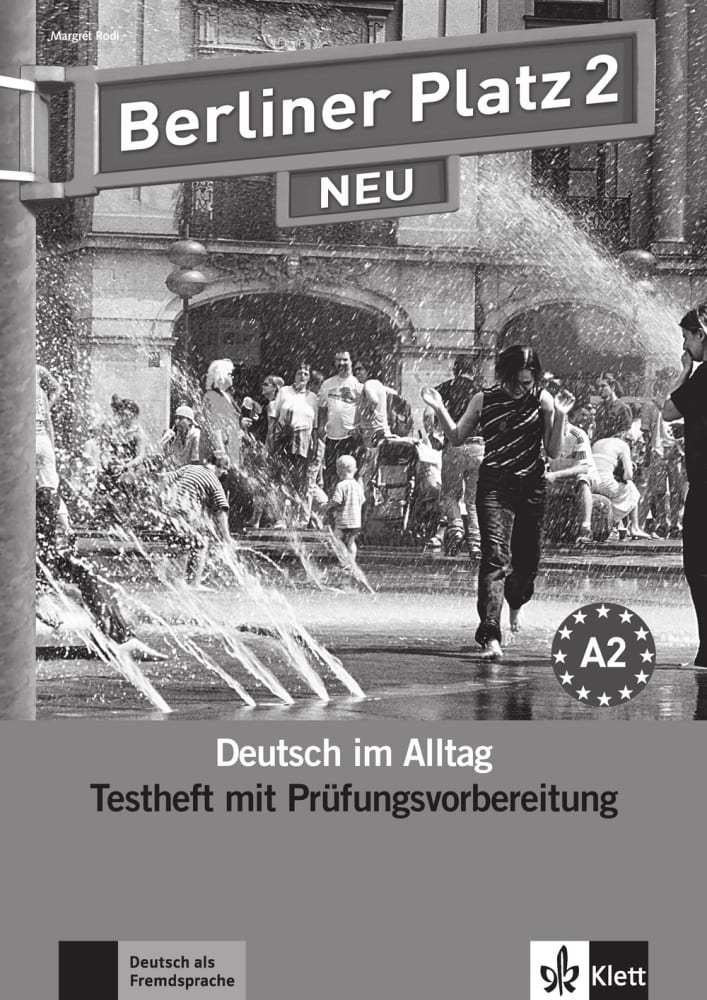 Vorderes Coverbild Berliner Platz 2 NEU - Testheft mit Prüfungsvorbereitung 2 mit Audio-CD