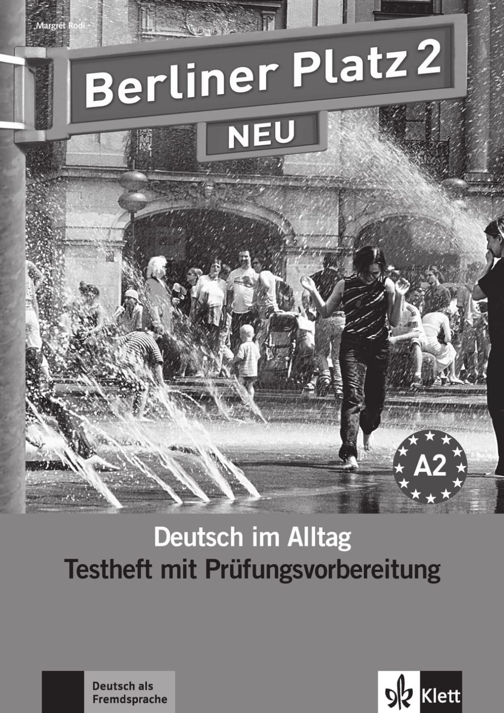Vorderes Coverbild Berliner Platz 2 NEU - Testheft mit Prüfungsvorbereitung 2 mit Audio-CD