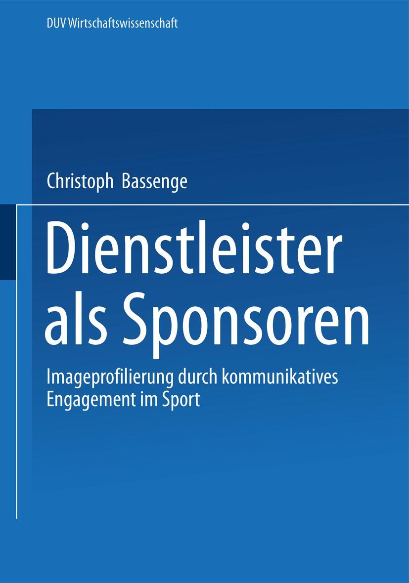 Vorderes Coverbild Dienstleister als Sponsoren