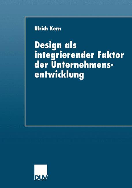 Vorderes Coverbild Design als integrierender Faktor der Unternehmensentwicklung