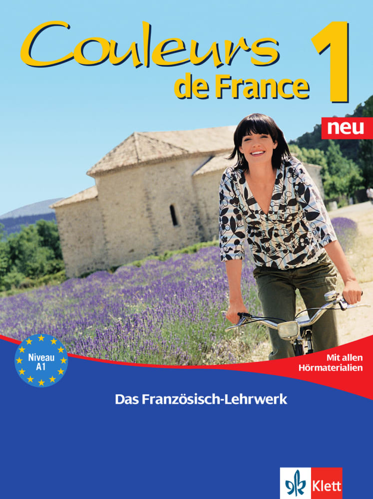 Vorderes Coverbild Couleurs de France Neu 1 - Lehr- und Arbeitsbuch mit Beiheft "Extra" und allen Hörmaterialien