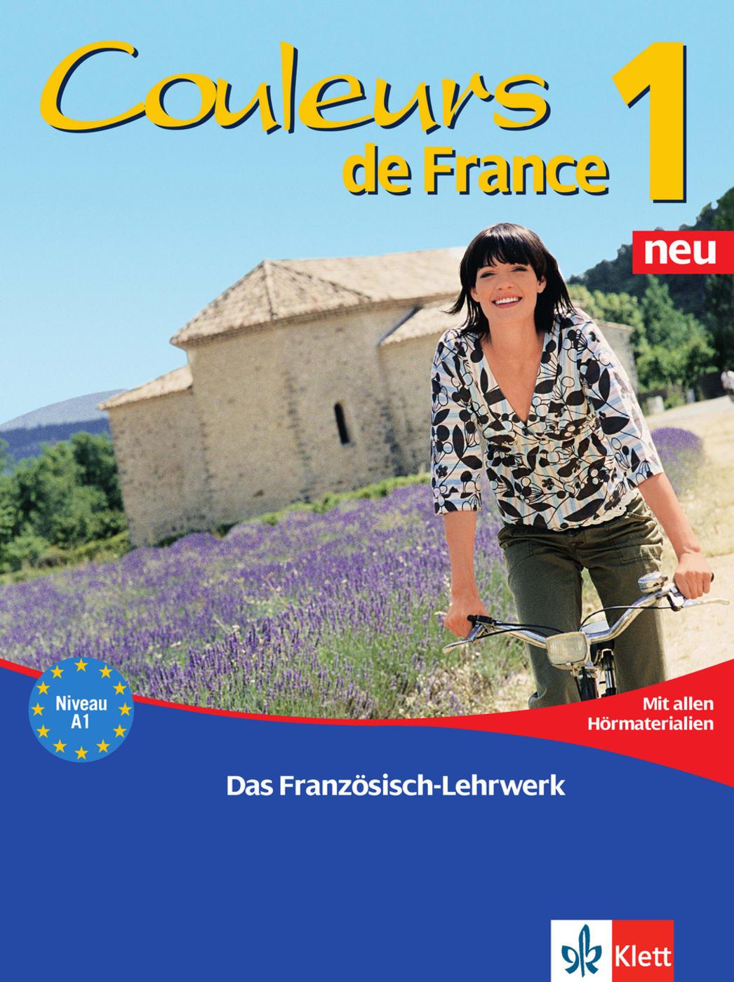 Vorderes Coverbild Couleurs de France Neu 1 - Lehr- und Arbeitsbuch mit Beiheft "Extra" und allen Hörmaterialien