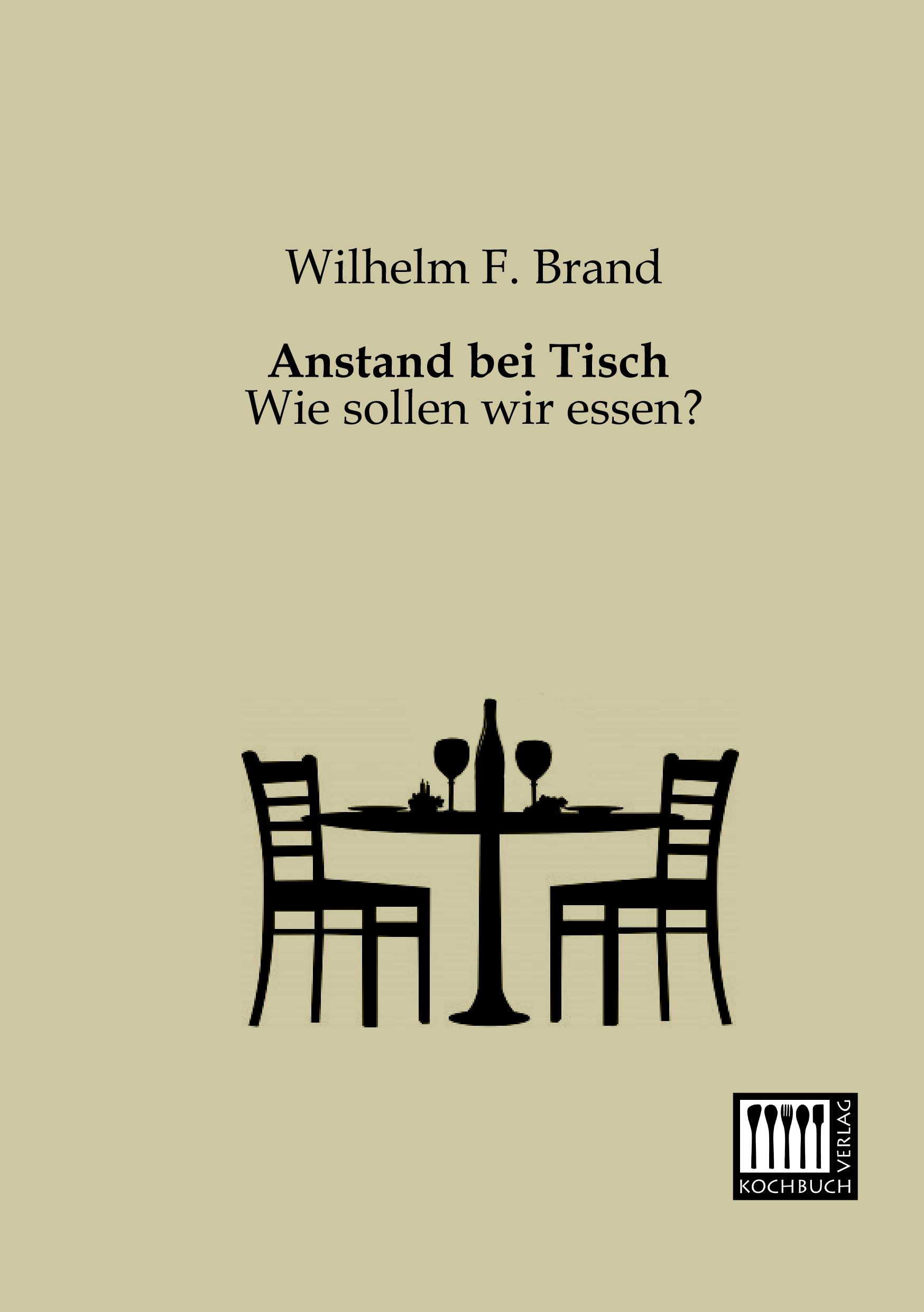 Vorderes Coverbild Anstand bei Tisch