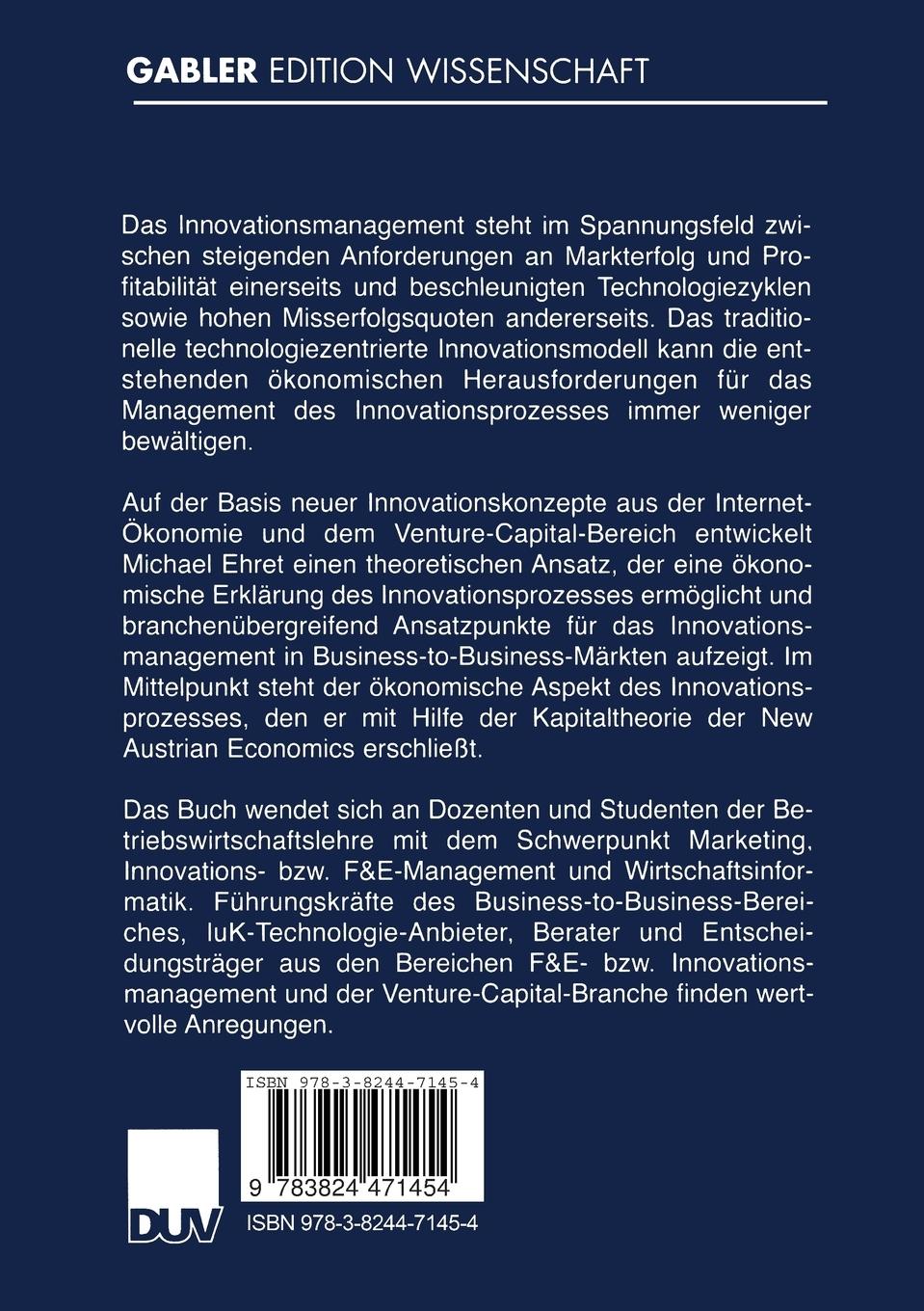 Rückseitencover Innovative Kapitalnutzung