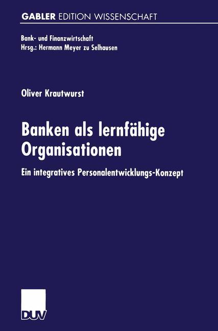 Vorderes Coverbild Banken als lernfähige Organisationen