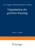 Vorderes Coverbild Organisation der geteilten Nutzung