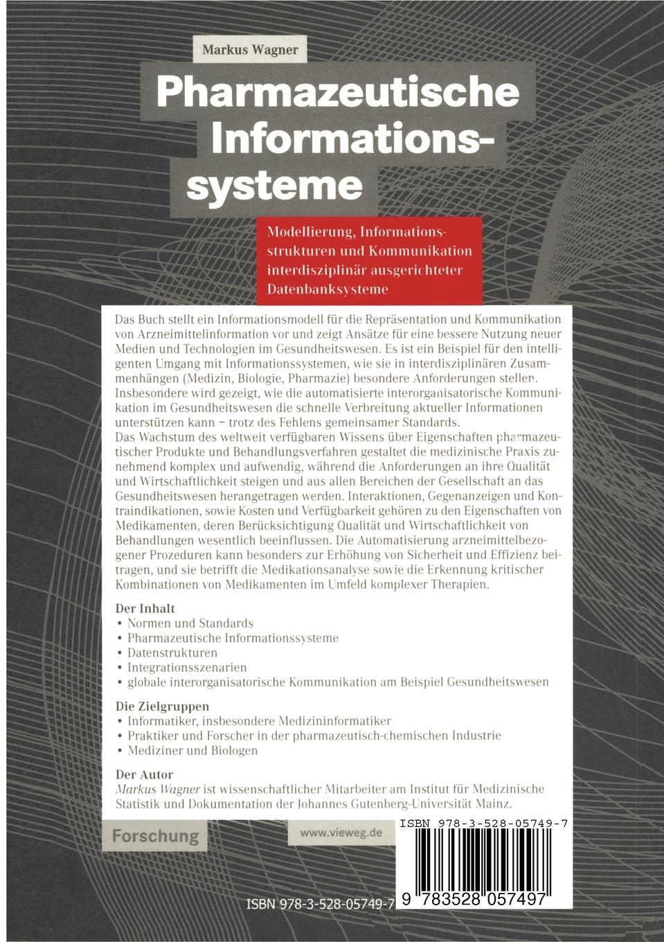 Rückseitencover Pharmazeutische Informationssysteme