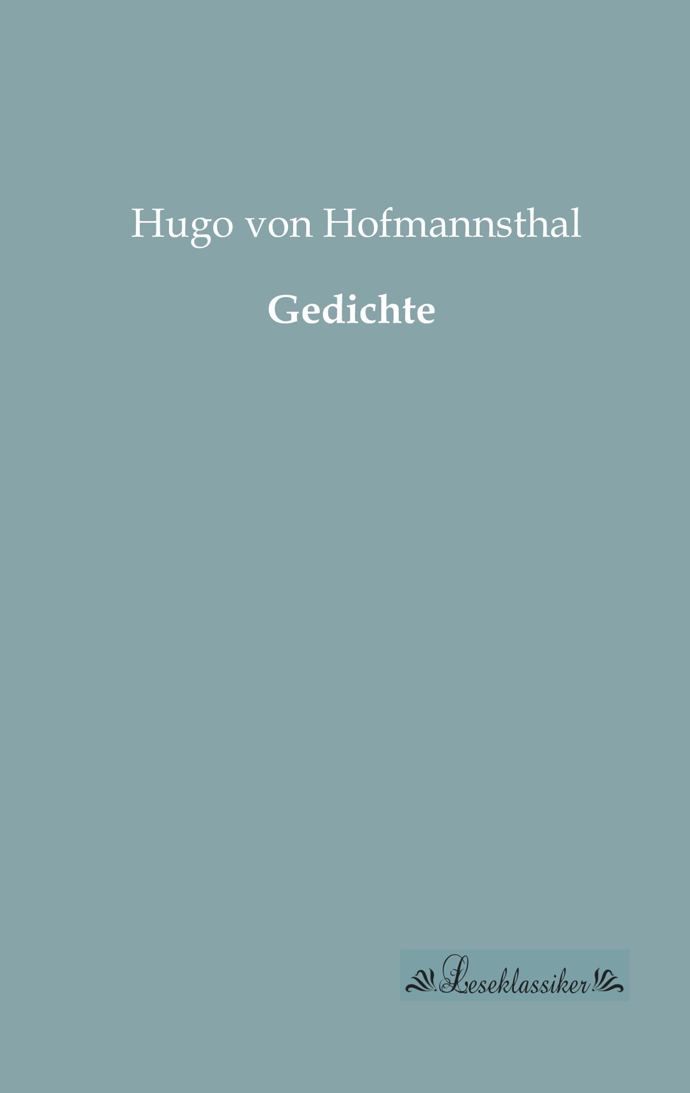 Vorderes Coverbild Gedichte