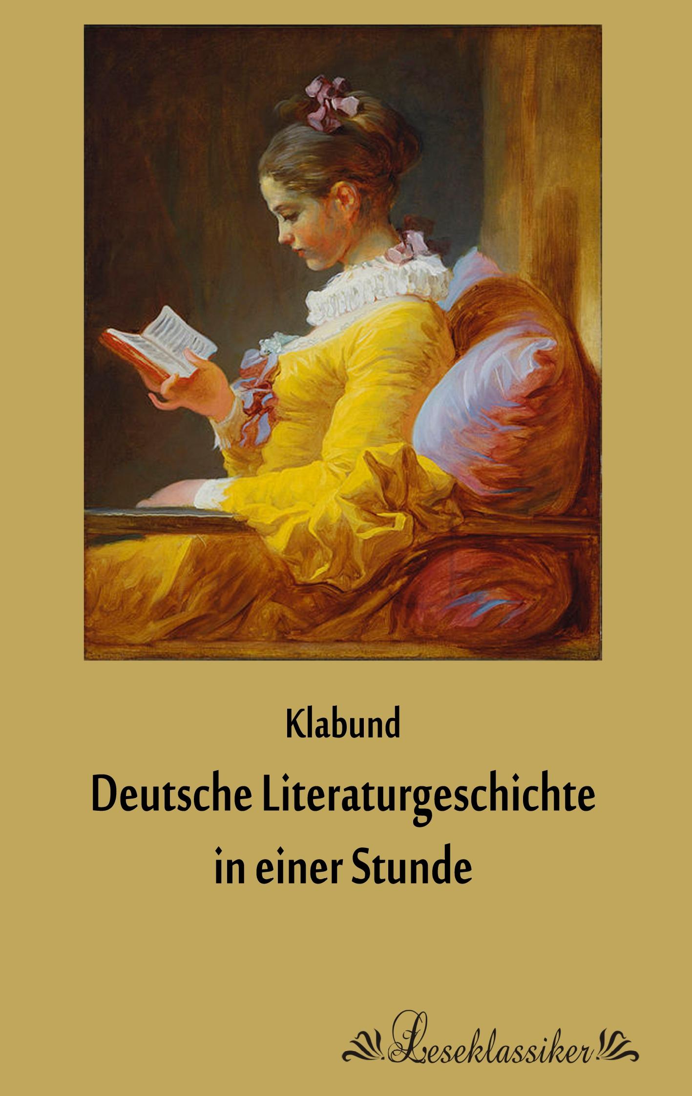 Vorderes Coverbild Deutsche Literaturgeschichte in einer Stunde