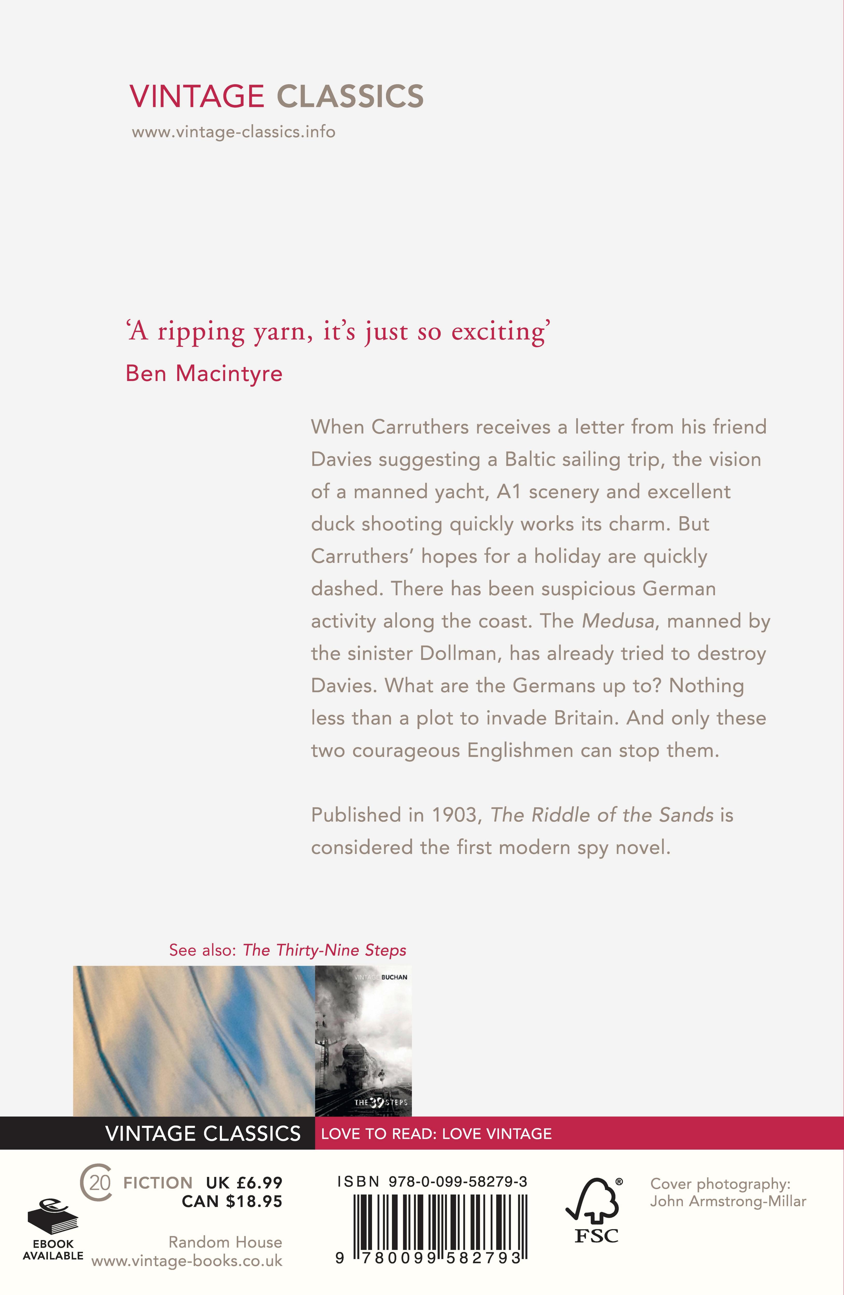 Rückseitencover The Riddle of the Sands