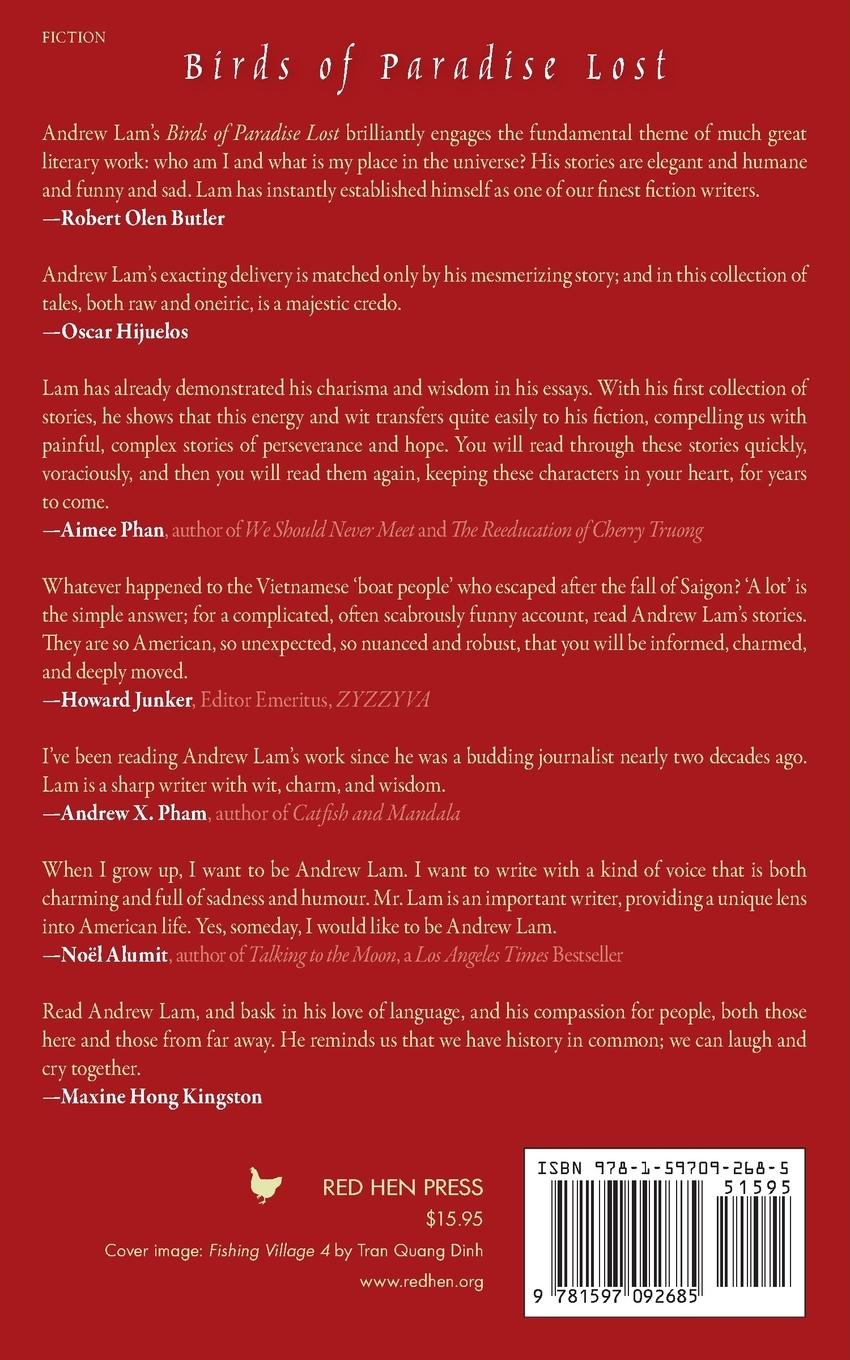 Rückseitencover Birds of Paradise Lost