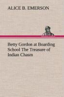 Vorderes Coverbild Betty Gordon at Boarding School The Treasure of Indian Chasm