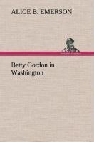 Vorderes Coverbild Betty Gordon in Washington