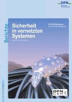 Vorderes Coverbild Sicherheit in vernetzten Systemen