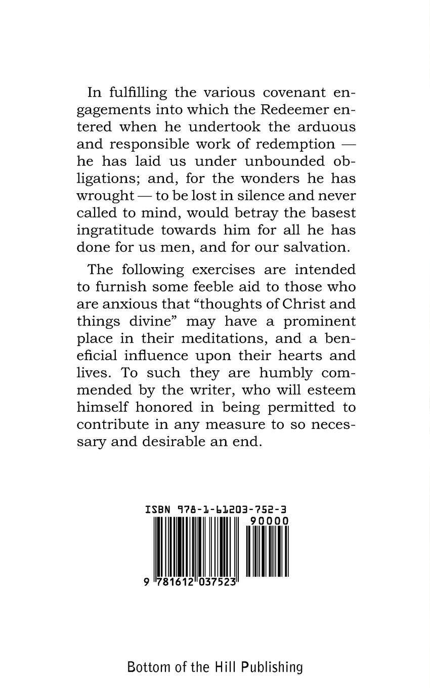 Rückseitencover Christ in the Covenant, Or  The Character and Claims of the Redeemer