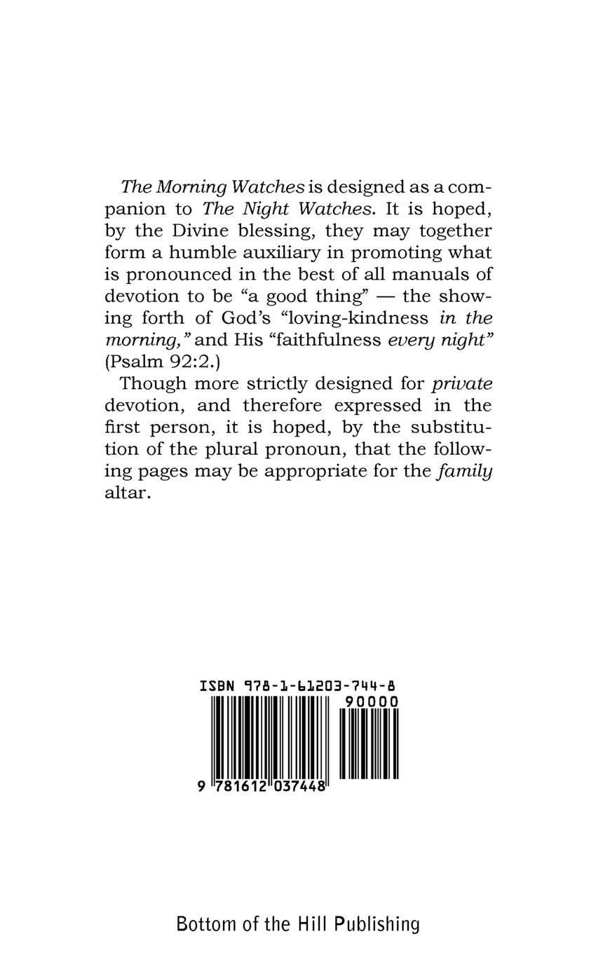 Rückseitencover The Morning Watches