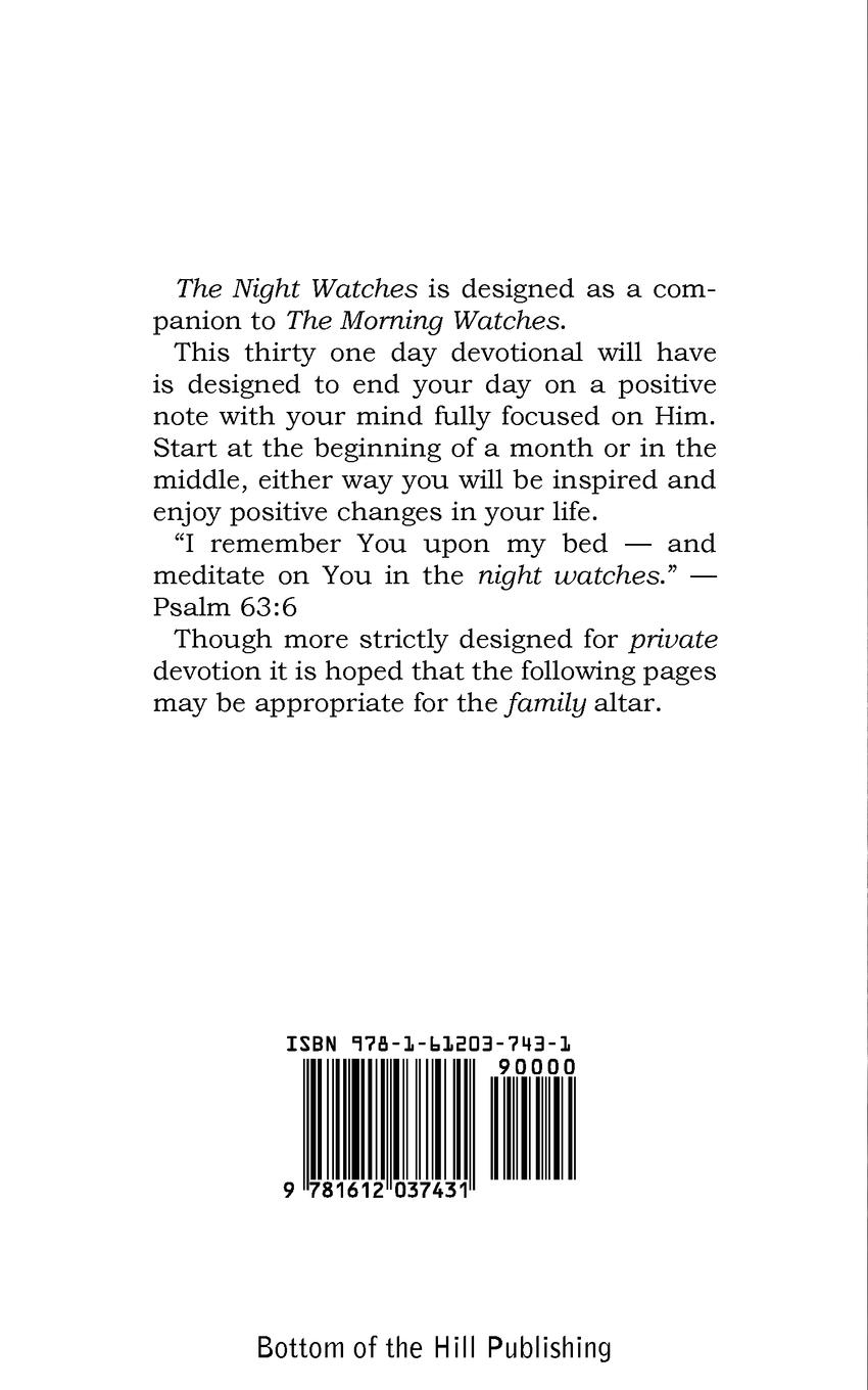 Rückseitencover The Night Watches