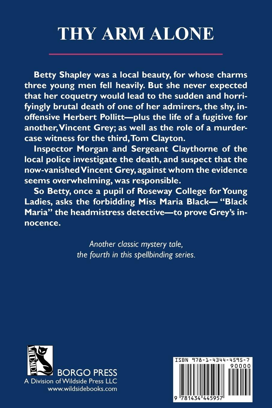 Rückseitencover Thy Arm Alone