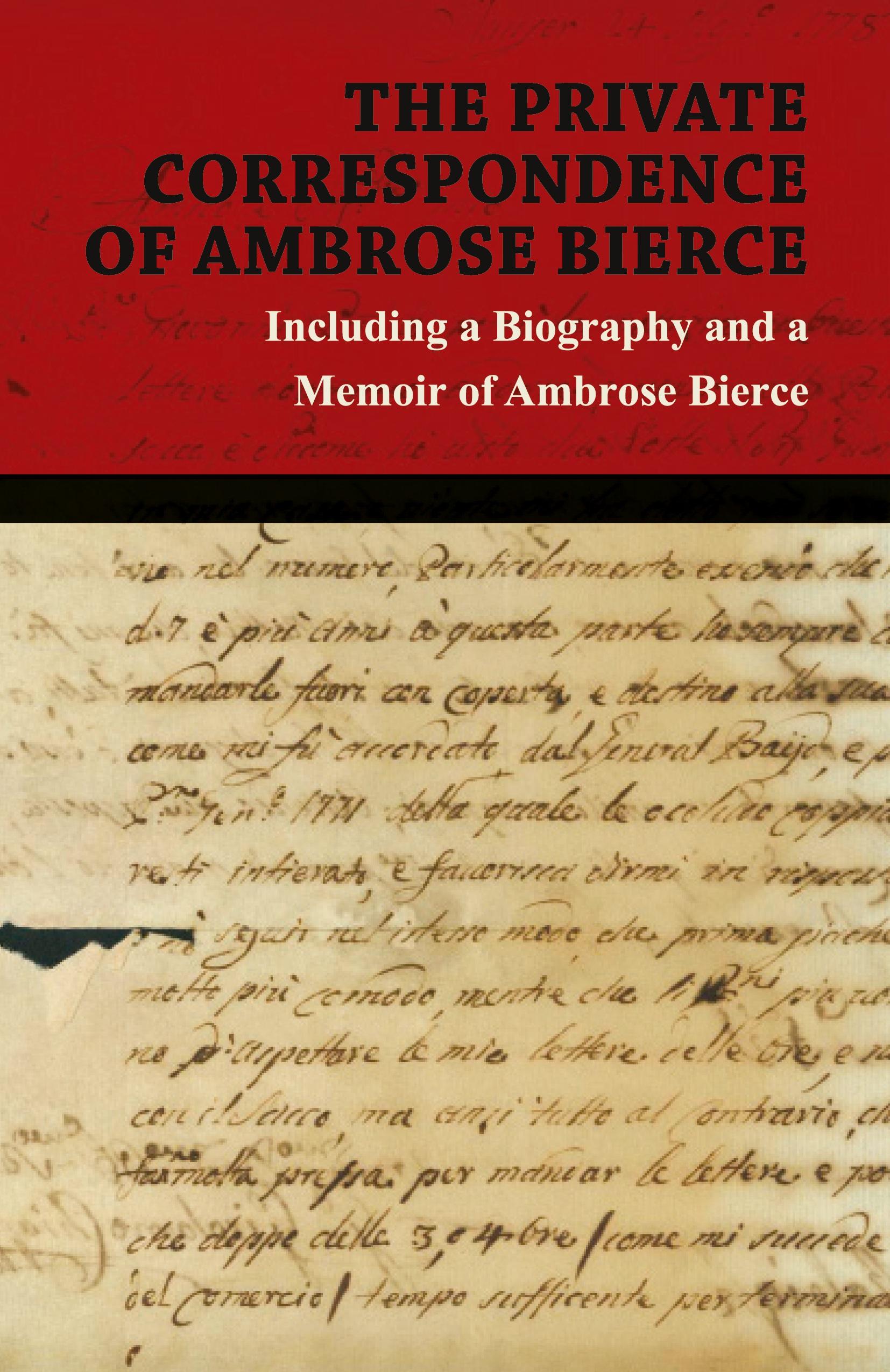 Vorderes Coverbild The Private Correspondence of Ambrose Bierce