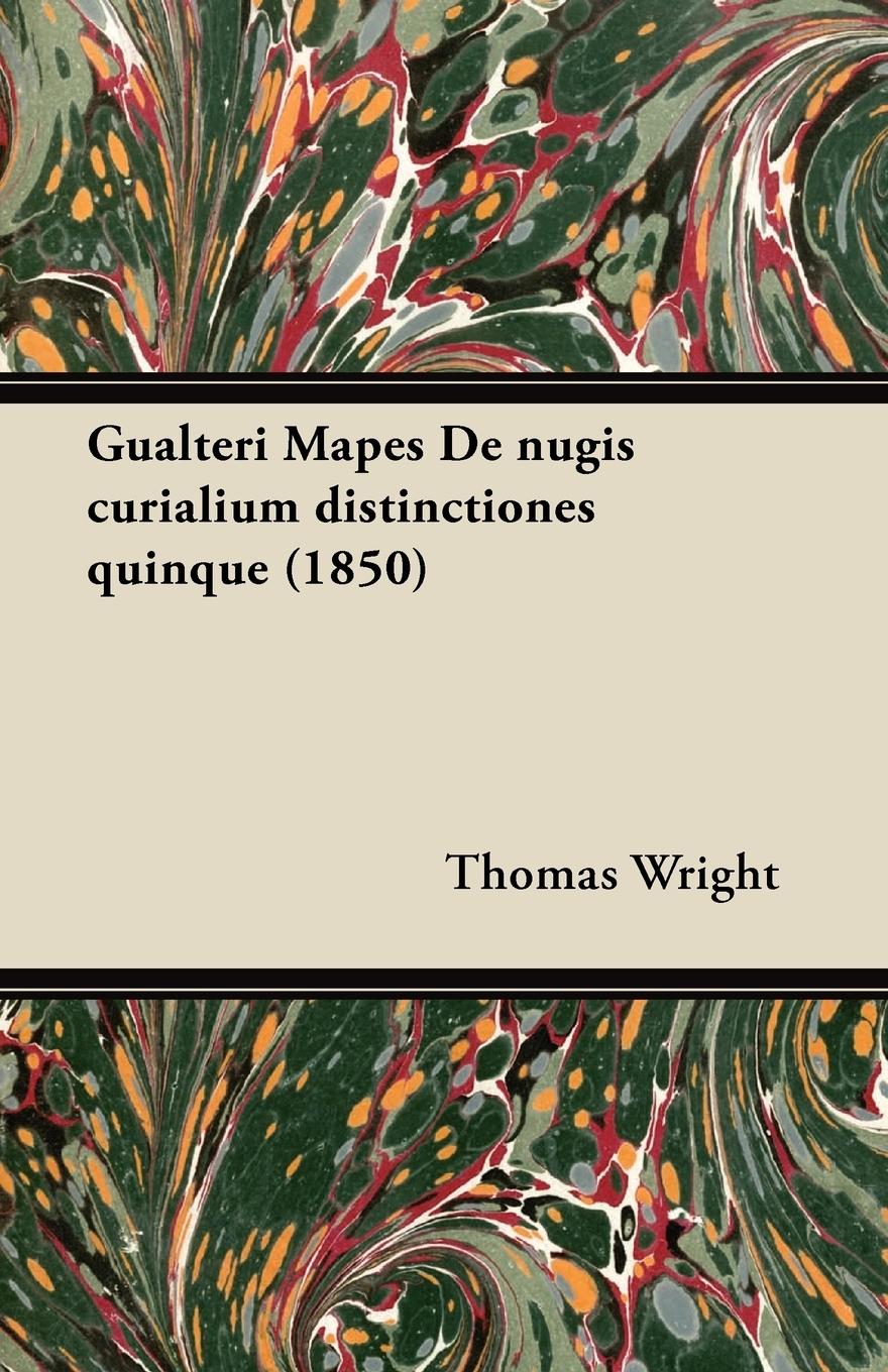 Vorderes Coverbild Gualteri Mapes De nugis curialium distinctiones quinque (1850)