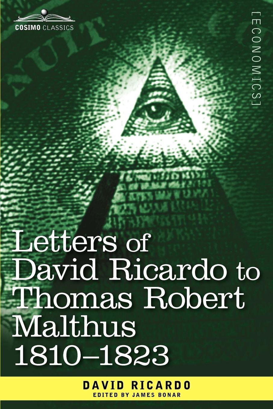 Vorderes Coverbild Letters of David Ricardo to Thomas Robert Malthus 1810 -1823