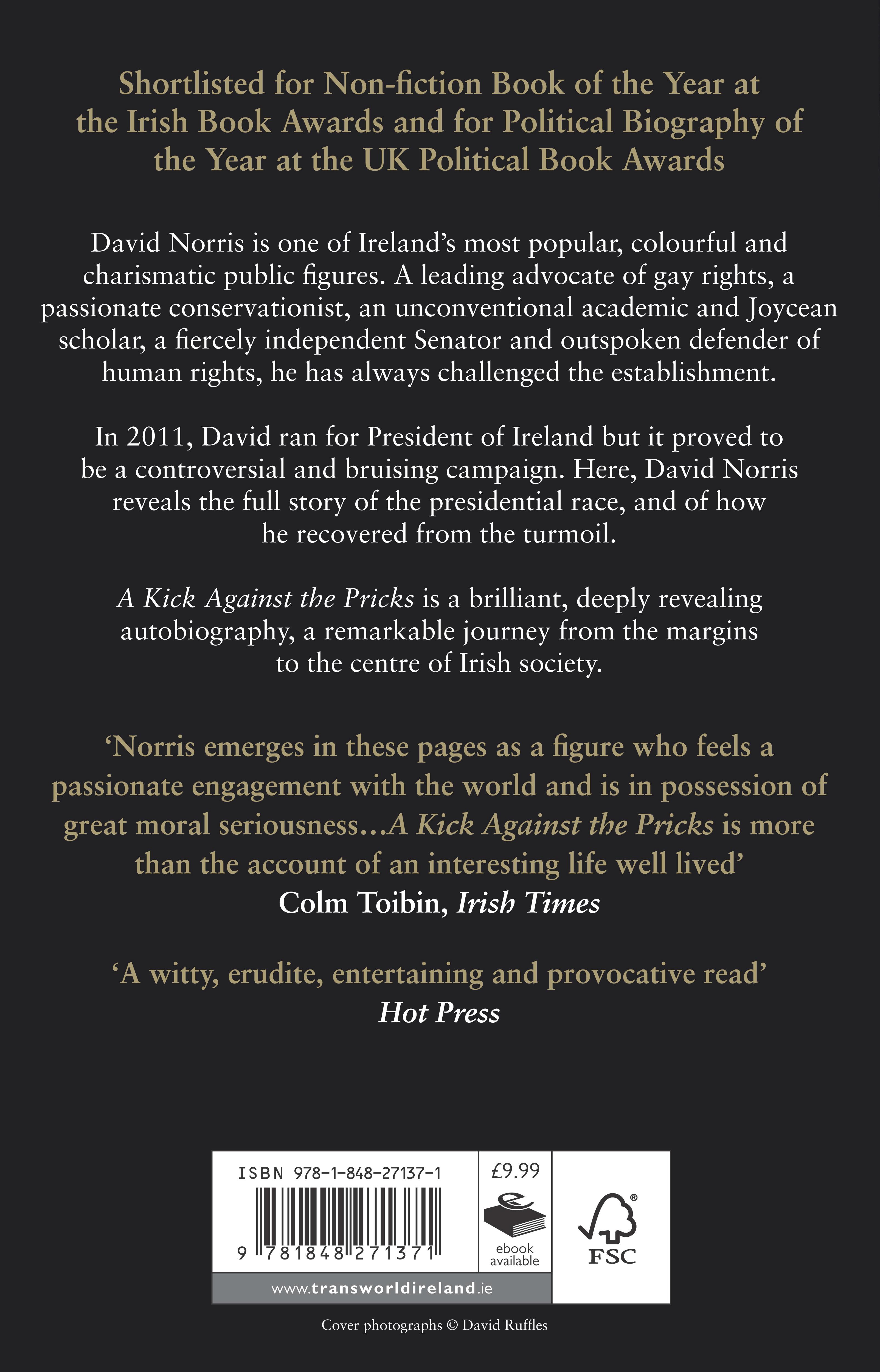 Rückseitencover A Kick Against The Pricks