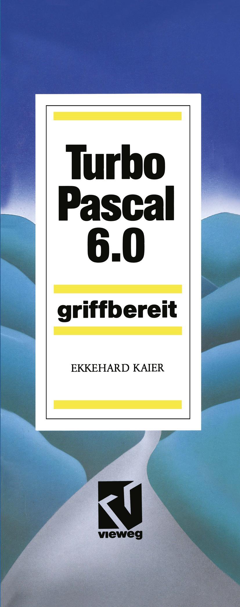 Vorderes Coverbild Turbo Pascal 6.0