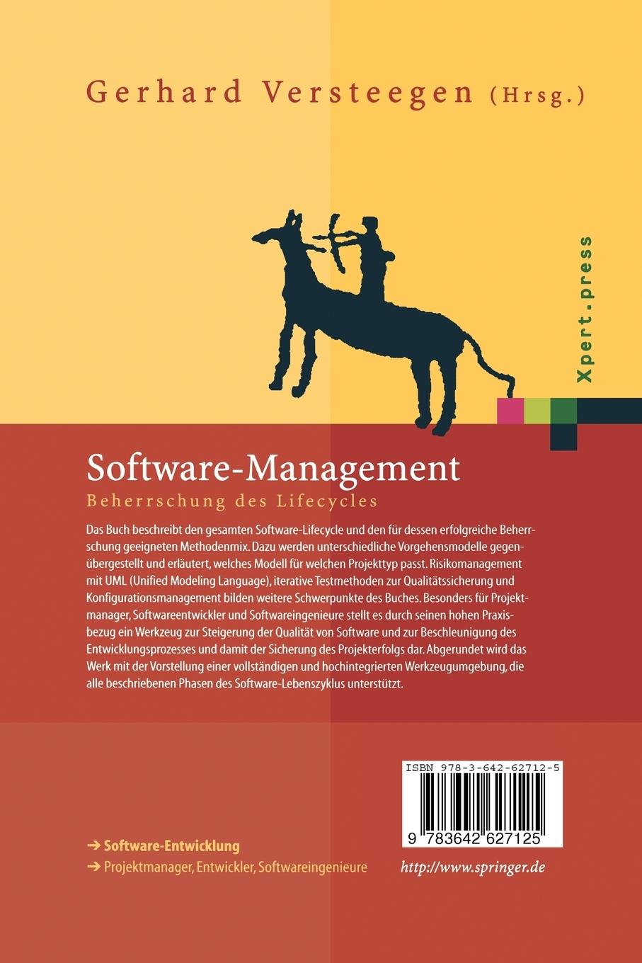 Rückseitencover Software Management