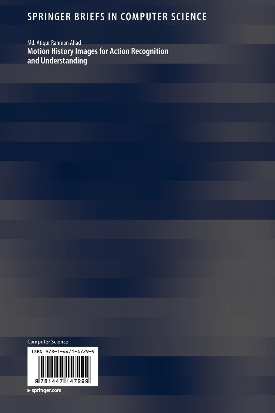 Rückseitencover Motion History Images for Action Recognition and Understanding