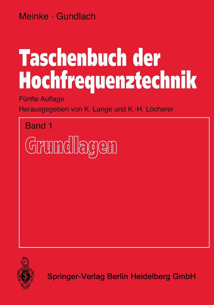 Vorderes Coverbild Taschenbuch der Hochfrequenztechnik