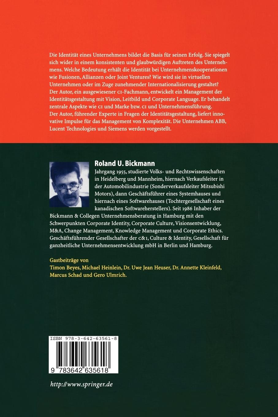 Rückseitencover Chance: Identität