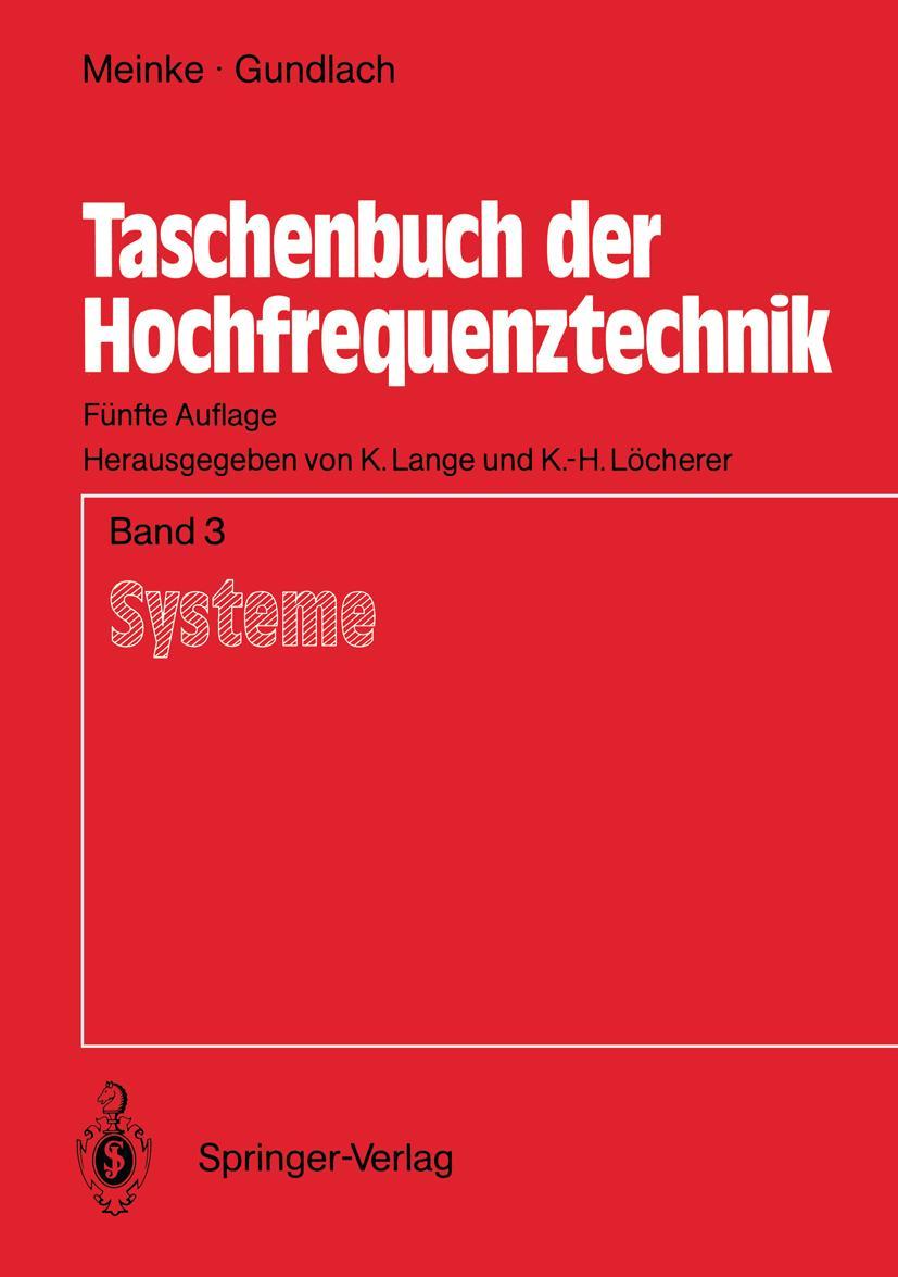 Vorderes Coverbild Taschenbuch der Hochfrequenztechnik
