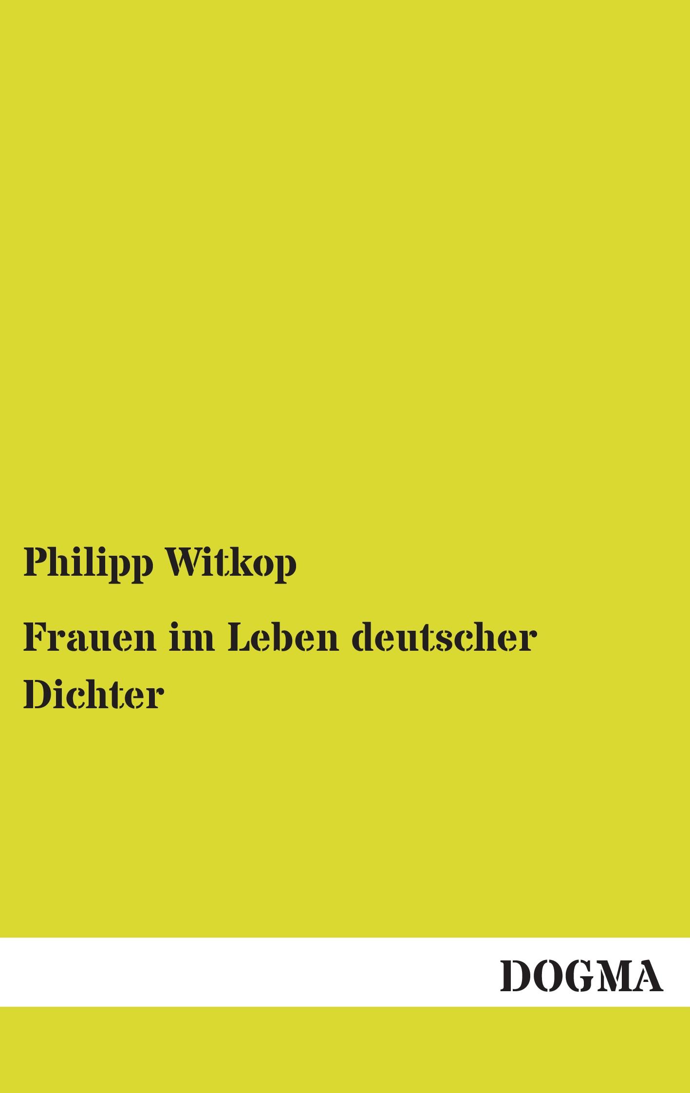 Vorderes Coverbild Frauen im Leben deutscher Dichter