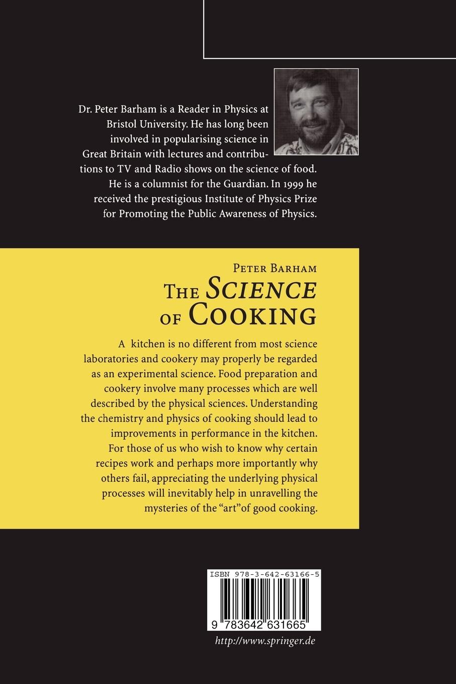 Rückseitencover The Science of Cooking