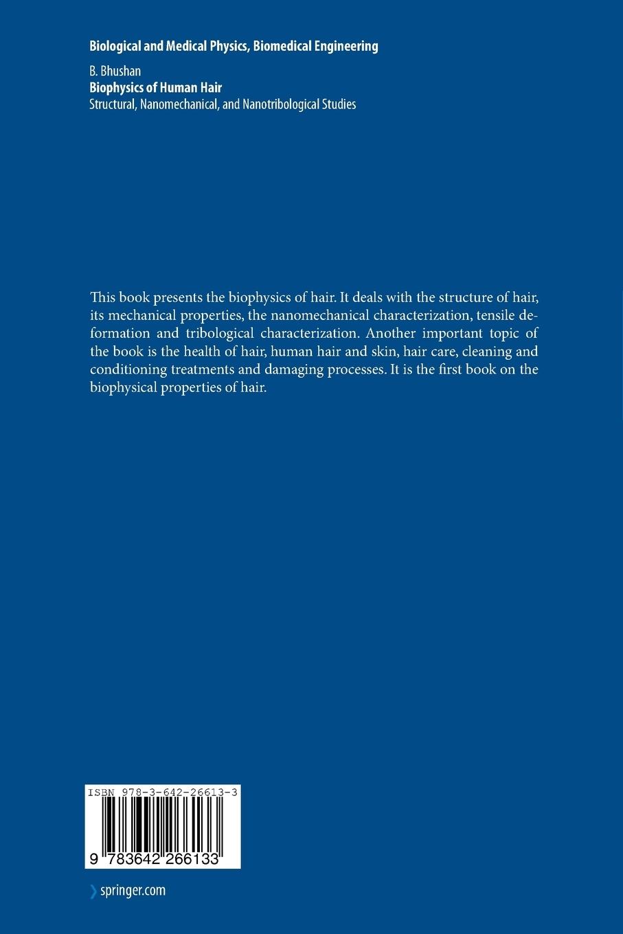 Rückseitencover Biophysics of Human Hair