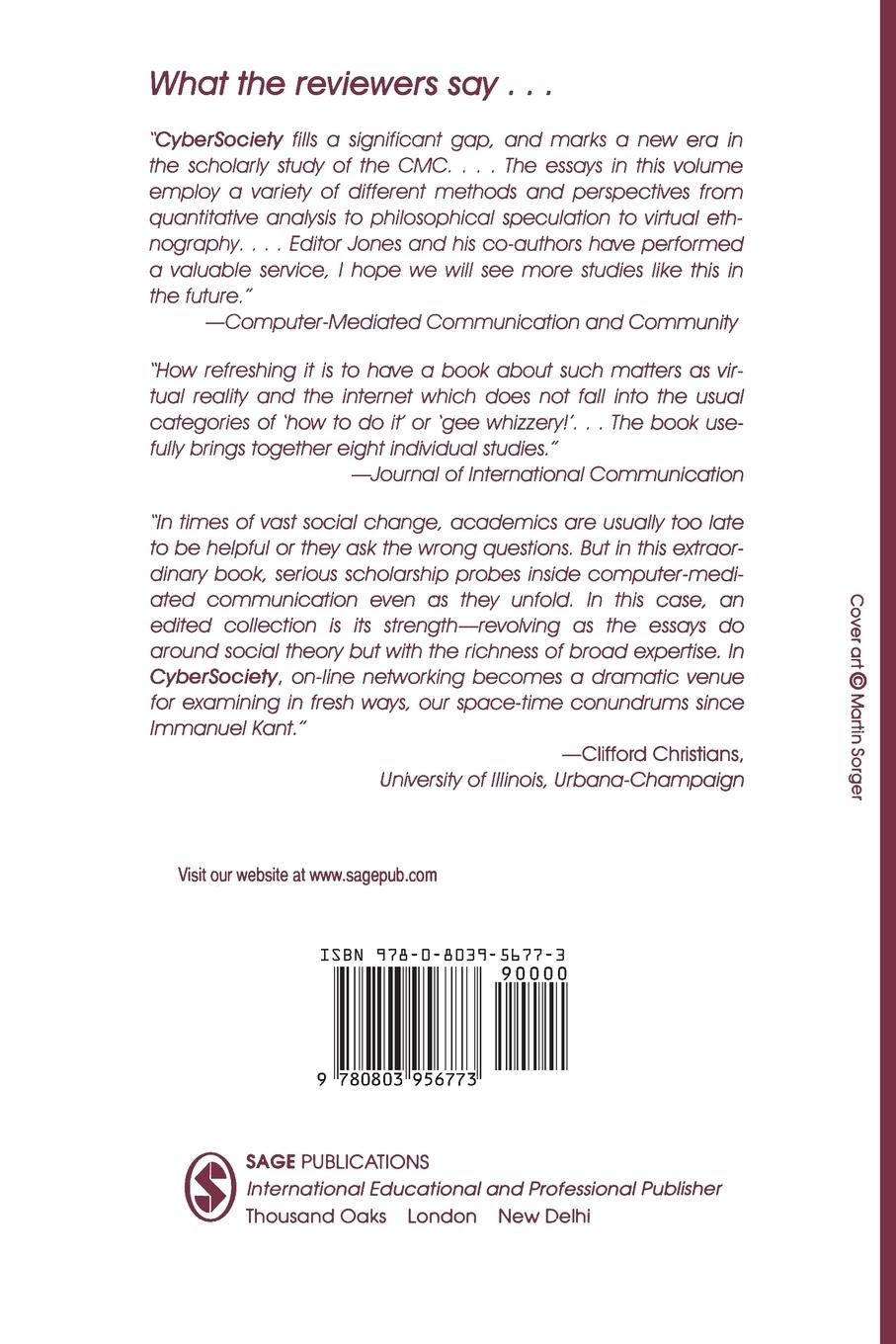 Rückseitencover CyberSociety