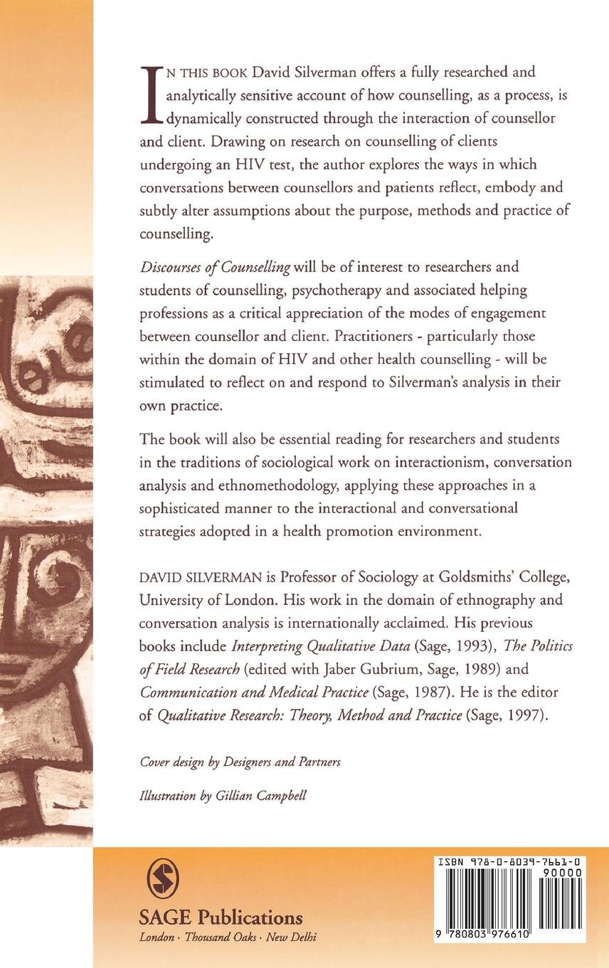 Rückseitencover Discourses of Counselling