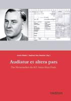 Vorderes Coverbild Audiatur et altera pars