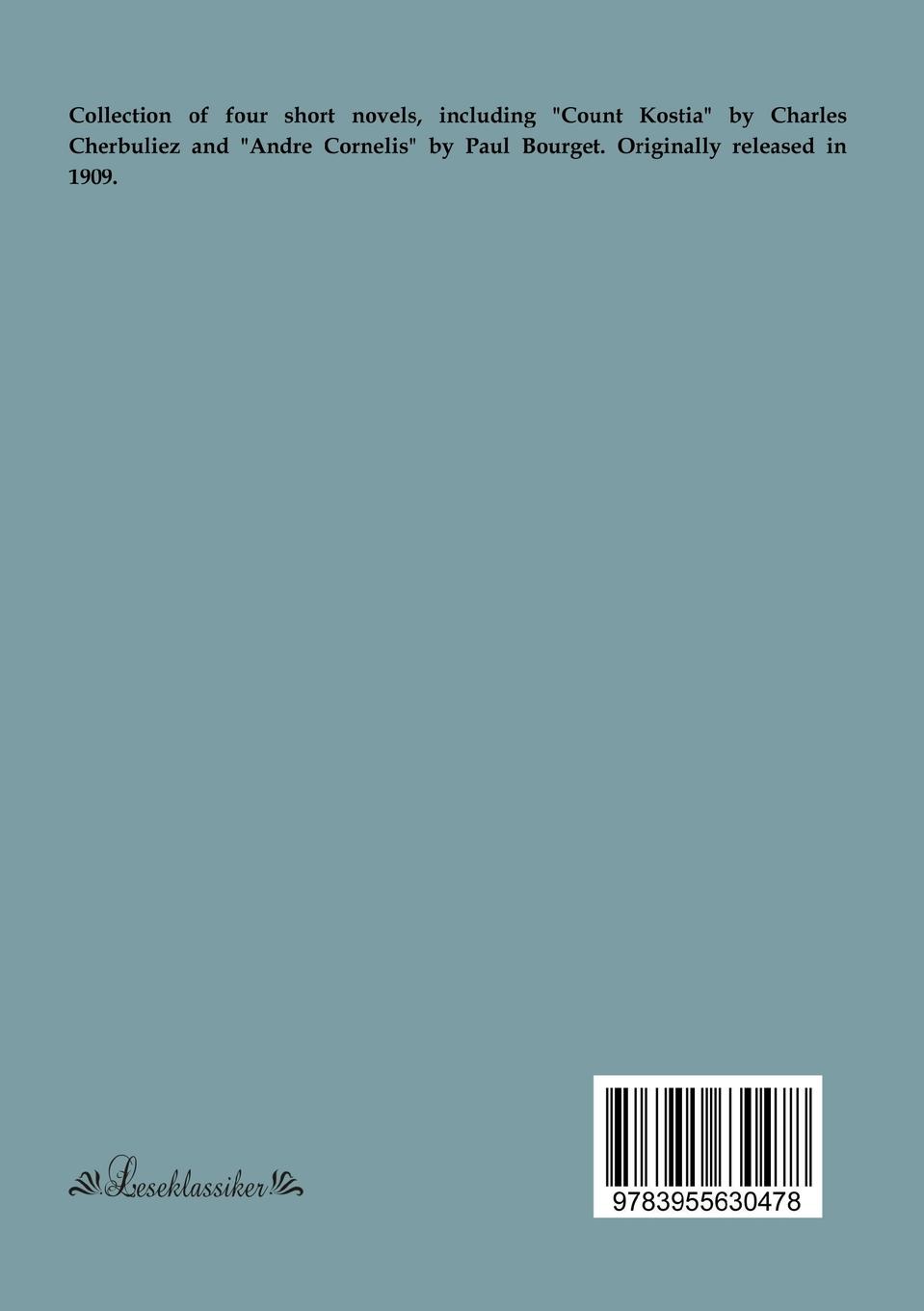 Rückseitencover French Novels