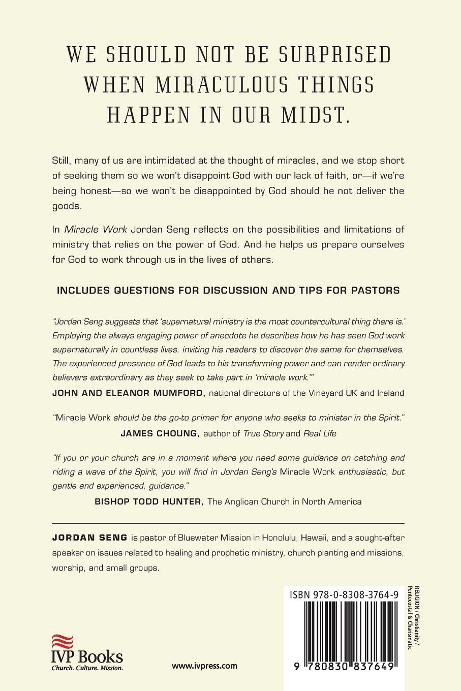 Rückseitencover Miracle Work