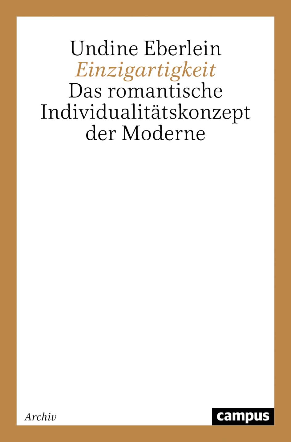 Vorderes Coverbild Einzigartigkeit