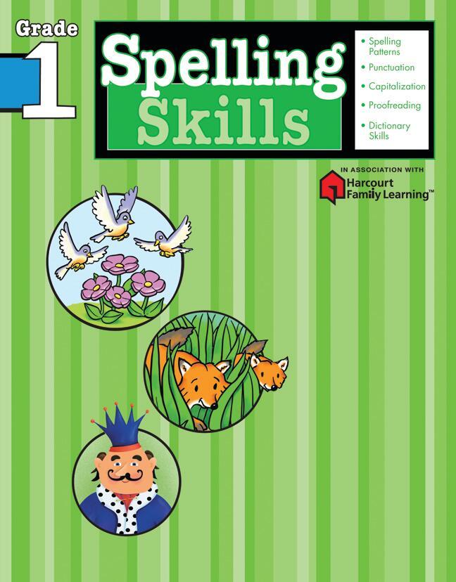 Vorderes Coverbild Spelling Skills: Grade 1 (Flash Kids Harcourt Family Learning)