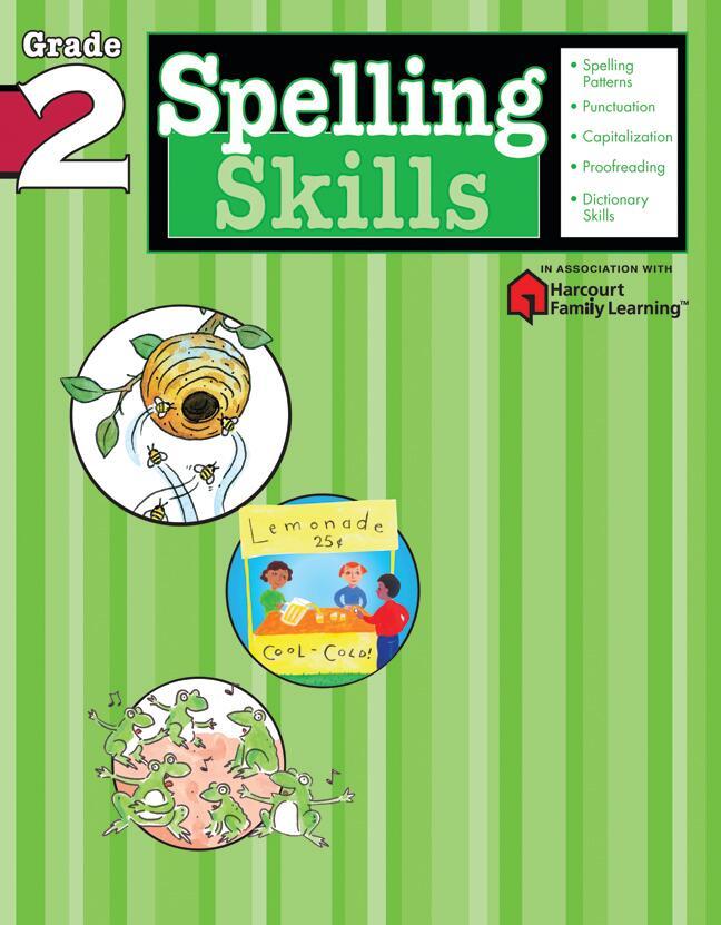 Vorderes Coverbild Spelling Skills: Grade 2 (Flash Kids Harcourt Family Learning)