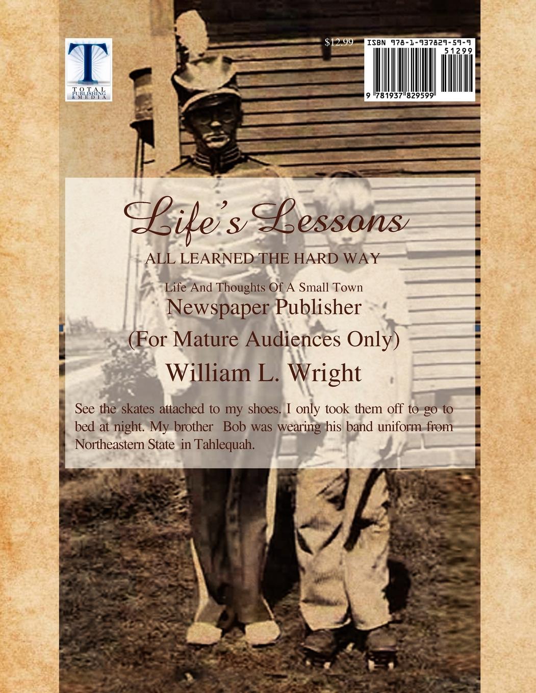 Rückseitencover Life's Lessons - All Learned the Hard Way