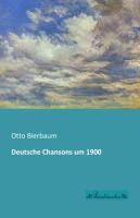 Vorderes Coverbild Deutsche Chansons um 1900