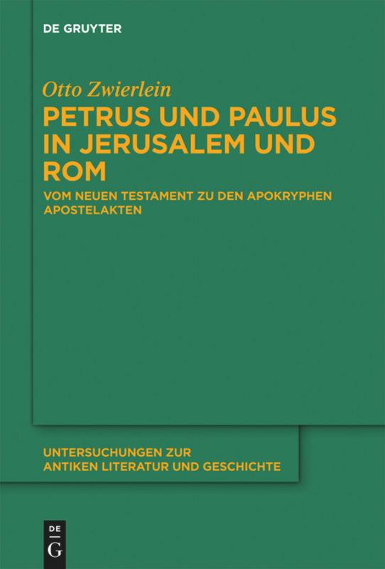 Vorderes Coverbild Petrus und Paulus in Jerusalem und Rom