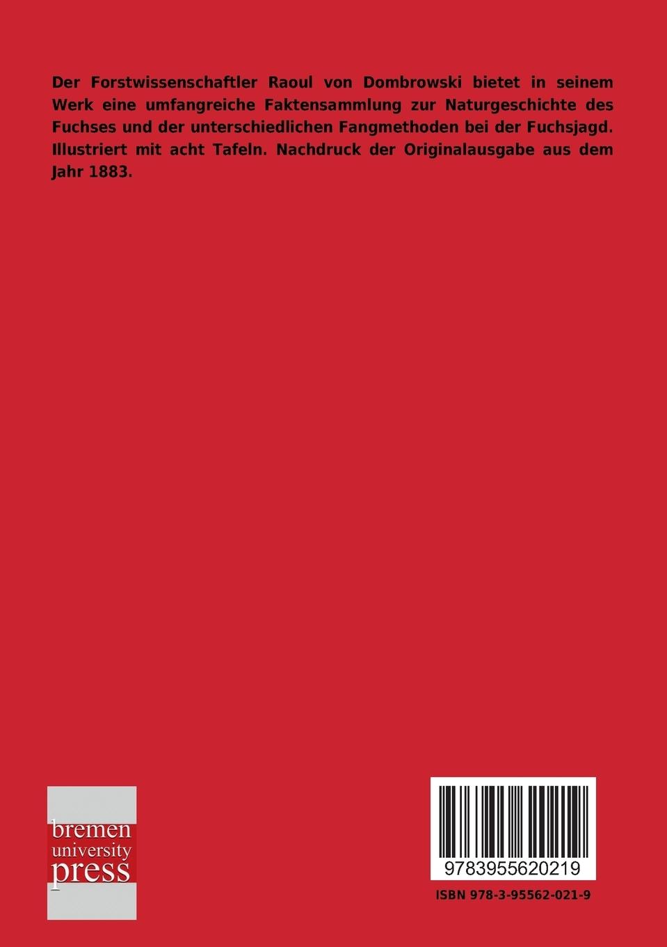 Rückseitencover Der Fuchs