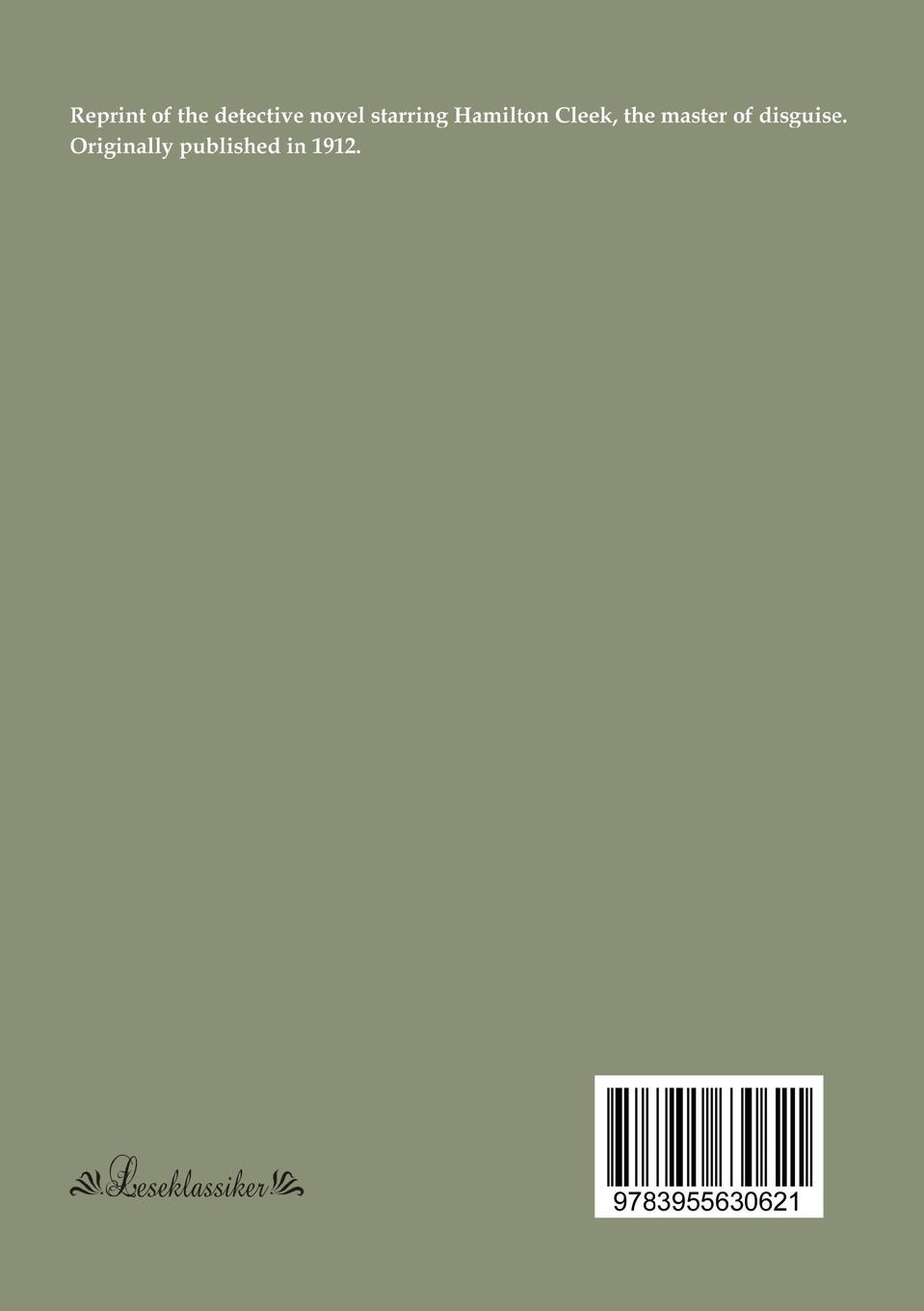 Rückseitencover Cleek: The Man of the Forty Faces