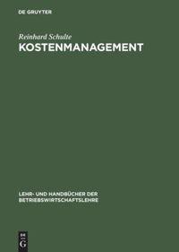 Vorderes Coverbild Kostenmanagement