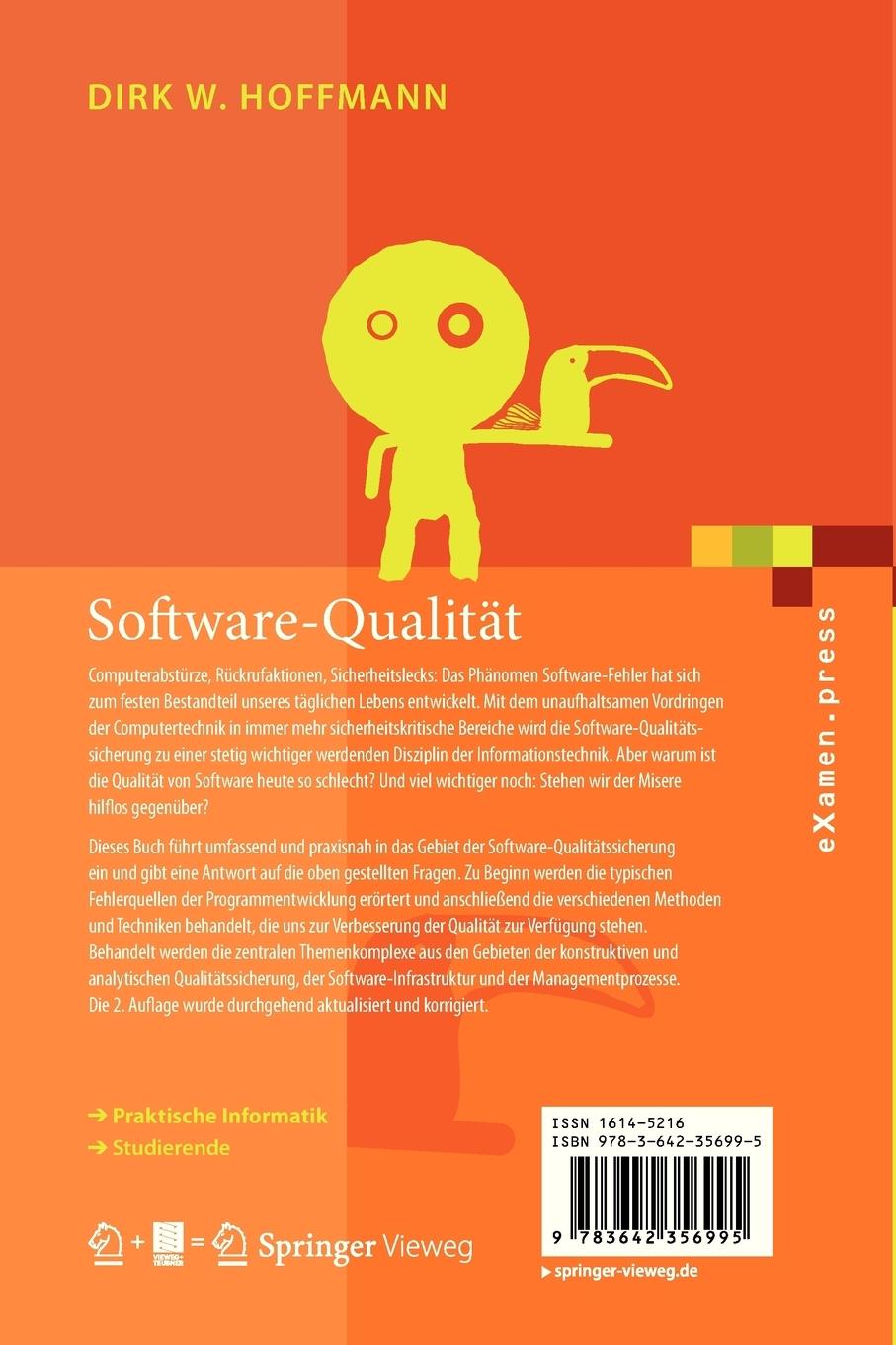 Rückseitencover Software-Qualität